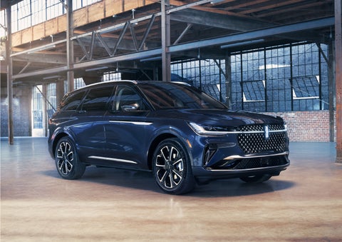 A 2024 Lincoln Nautilus® SUV is parked in an industrial space. | Bondy's Lincoln in Dothan AL