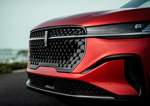 The sleek grille of a 2024 Lincoln Nautilus® SUV with the available Jet Appearance Package makes a bold statement. | Bondy's Lincoln in Dothan AL