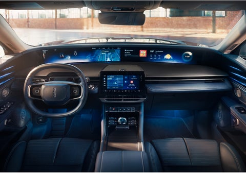 The panoramic display is shown in a 2024 Lincoln Nautilus® SUV. | Bondy's Lincoln in Dothan AL