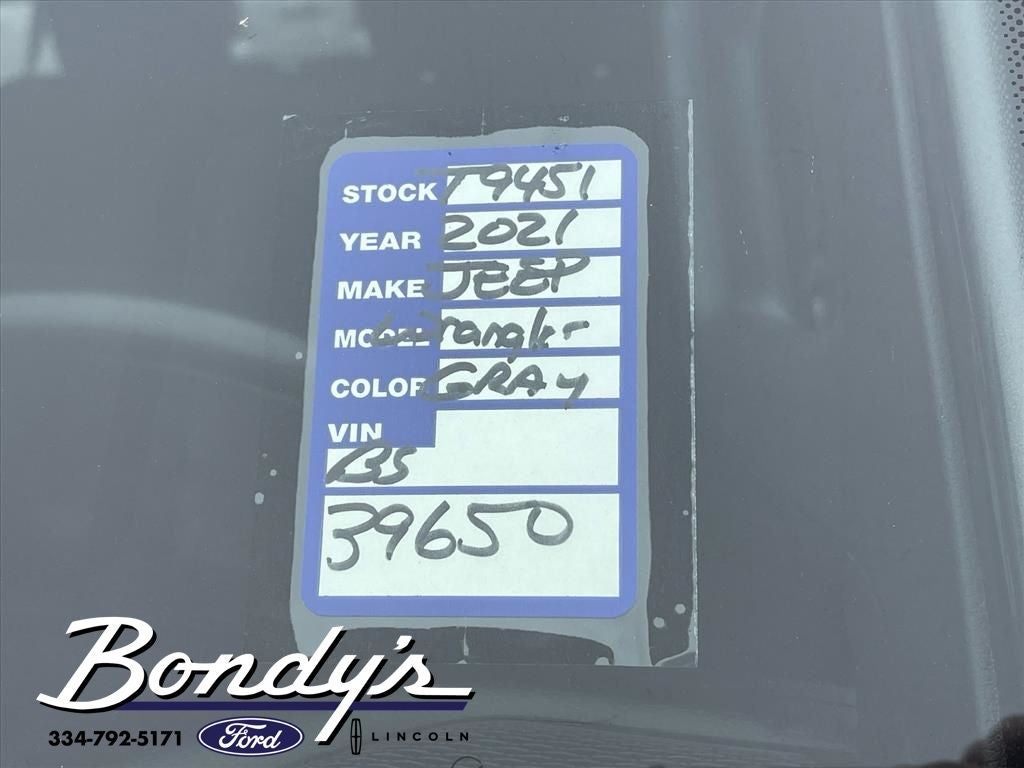 2021 Jeep Wrangler Unlimited Rubicon