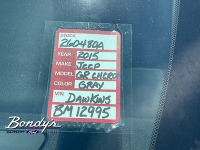 2015 Jeep Grand Cherokee Laredo