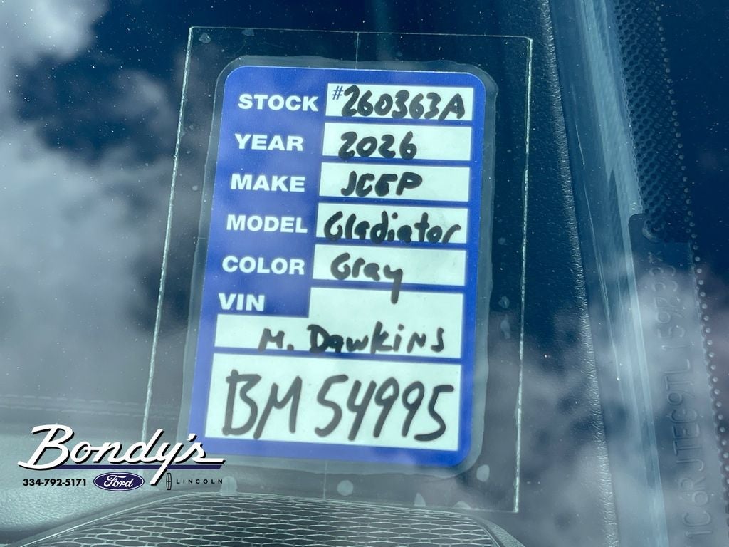2026 Jeep Gladiator Mojave X