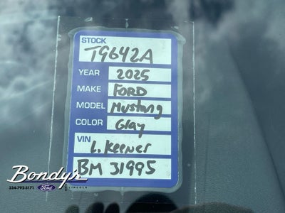 2025 Ford Mustang EcoBoost