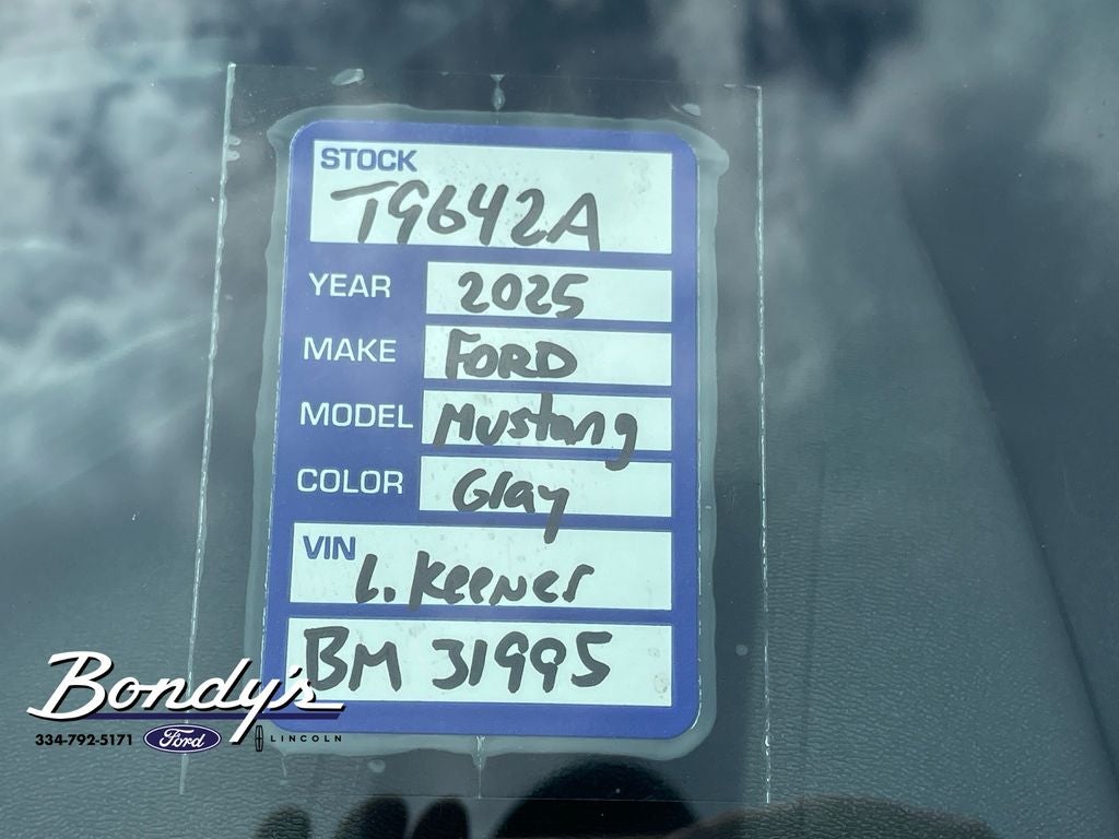 2025 Ford Mustang EcoBoost
