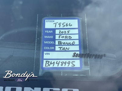 2025 Ford Bronco Outer Banks