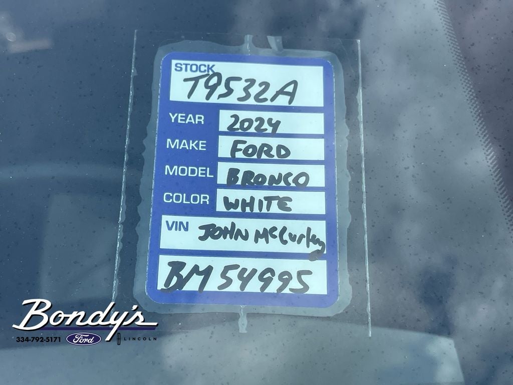 2024 Ford Bronco Wildtrak