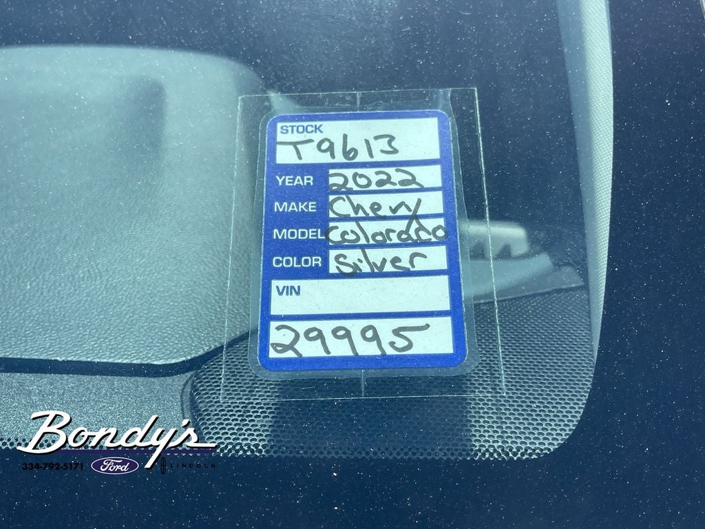 2022 Chevrolet Colorado Z71