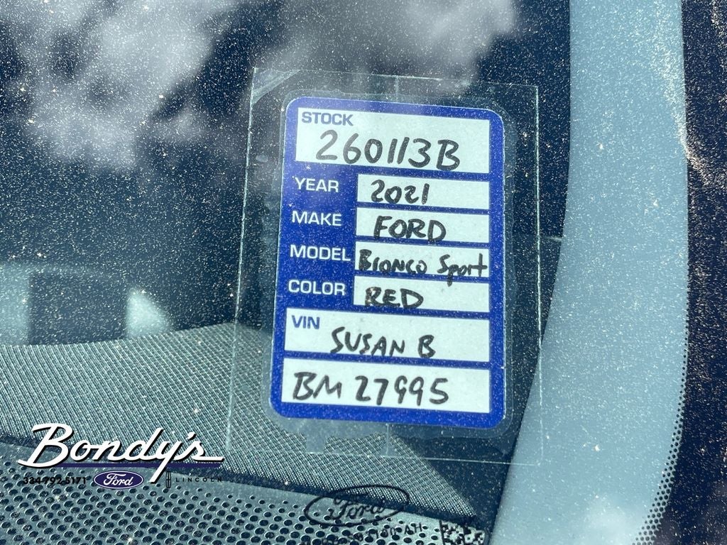 2021 Ford Bronco Sport Big Bend