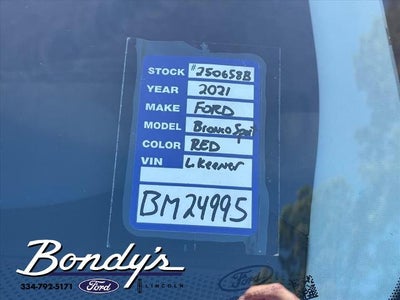 2021 Ford Bronco Sport Big Bend