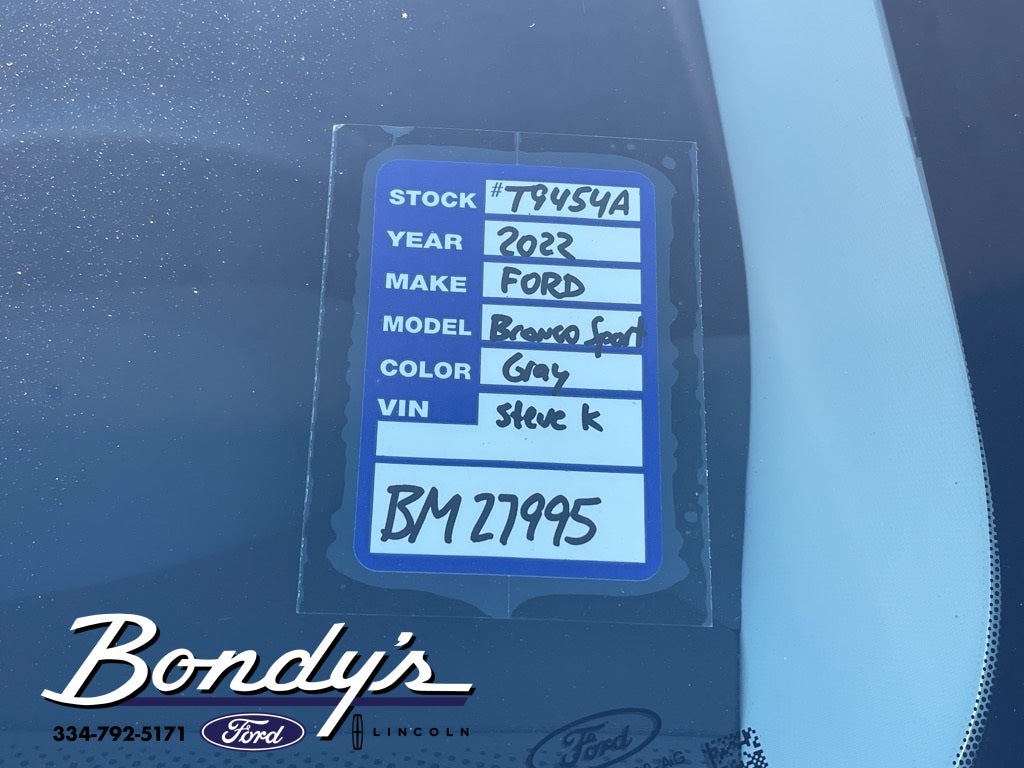 2022 Ford Bronco Sport Big Bend