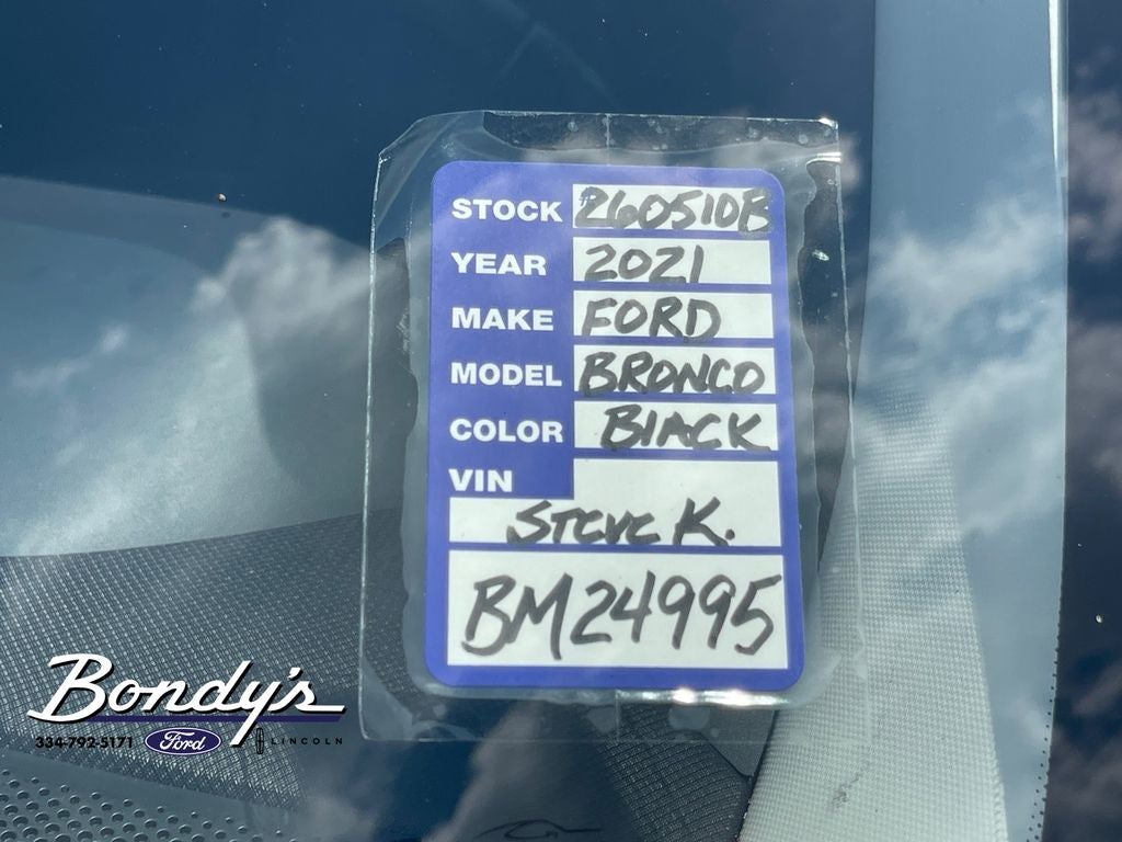 2021 Ford Bronco Sport Big Bend