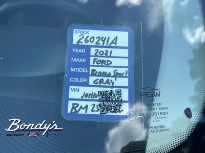 2021 Ford Bronco Sport Outer Banks