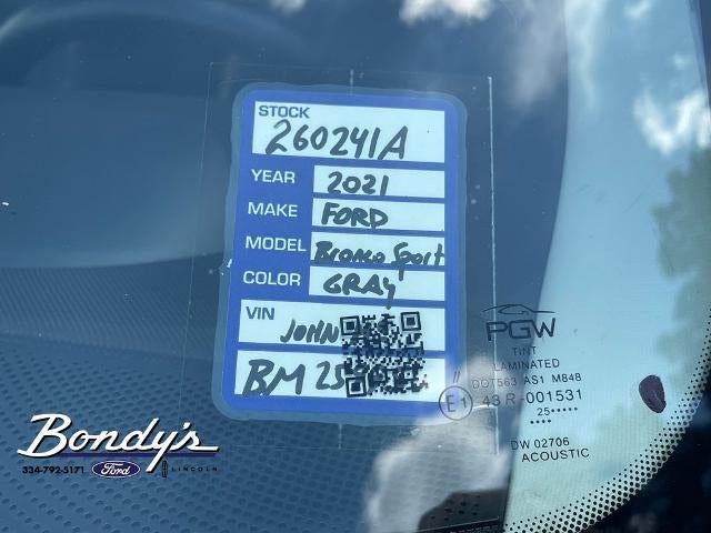 2021 Ford Bronco Sport Outer Banks