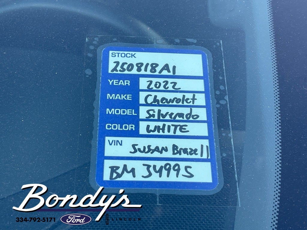 2022 Chevrolet Silverado 1500 LTD Custom