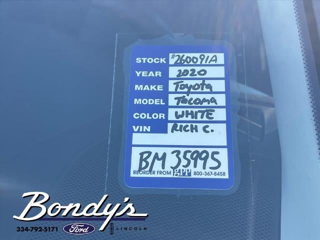 2020 Toyota Tacoma V6