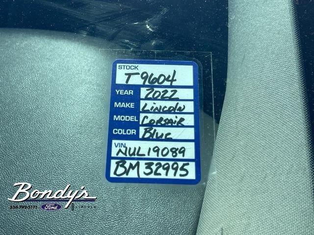2022 Lincoln Corsair Standard