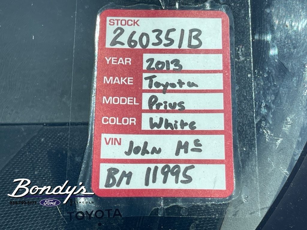 2013 Toyota Prius Two