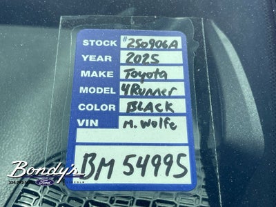 2025 Toyota 4Runner TRD Sport Premium