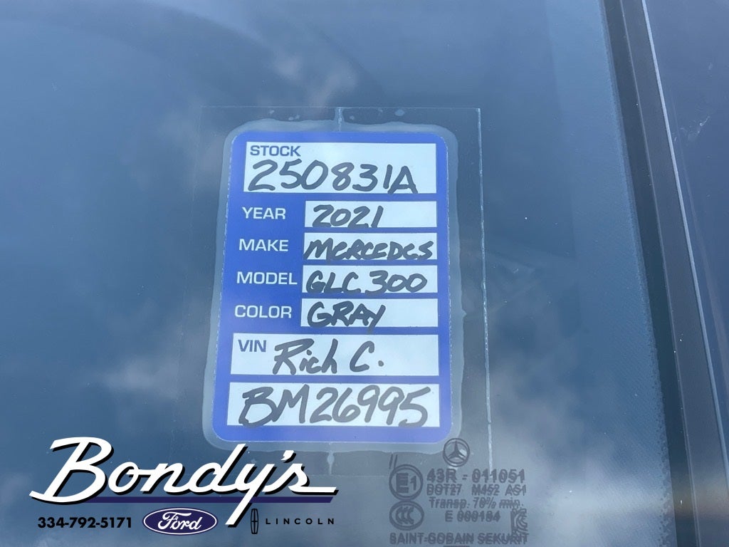 2021 Mercedes-Benz GLC GLC 300