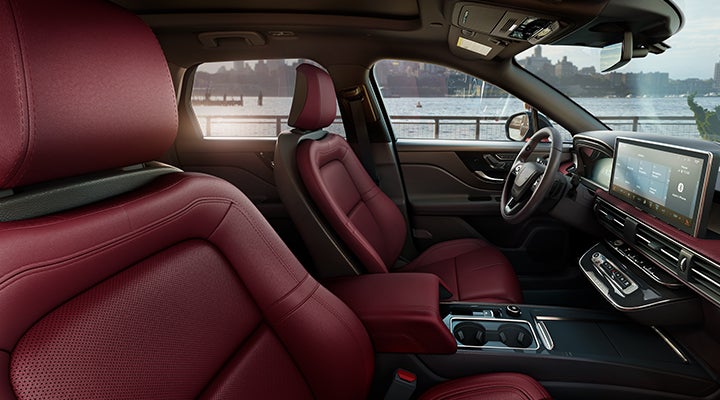 The available Perfect Position front seats in the 2024 Lincoln Corsair® SUV are shown. | Bondy's Lincoln in Dothan AL