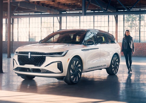 A person approaches a 2024 Lincoln Nautilus® SUV. | Bondy's Lincoln in Dothan AL