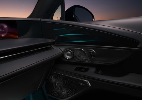 Selectable ambient lighting glows in the passenger door panel. | Bondy's Lincoln in Dothan AL