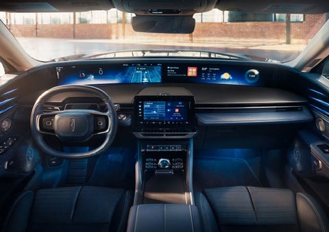 The panoramic display is shown in a 2025 Lincoln Nautilus® SUV. | Bondy's Lincoln in Dothan AL