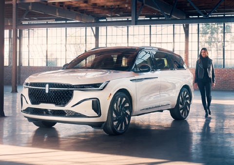 A person approaches a 2026 Lincoln Nautilus® SUV. | Bondy's Lincoln in Dothan AL