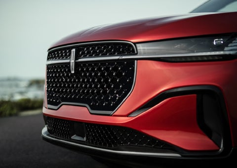 The sleek grille of a 2026 Lincoln Nautilus® SUV with the available Jet Appearance Package makes a bold statement. | Bondy's Lincoln in Dothan AL