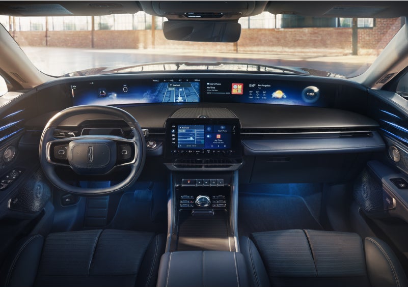 The panoramic display is shown in a 2026 Lincoln Nautilus® SUV. | Bondy's Lincoln in Dothan AL