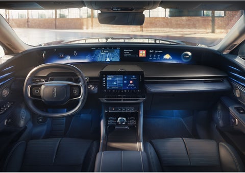 The panoramic display is shown in a 2026 Lincoln Nautilus® SUV. | Bondy's Lincoln in Dothan AL