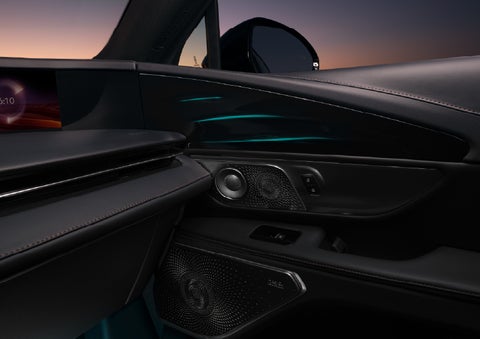 Selectable ambient lighting glows in the passenger door panel. | Bondy's Lincoln in Dothan AL