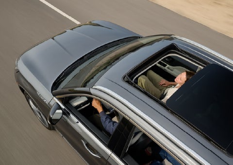 The available panoramic Vista Roof® of a 2027 Lincoln Aviator® SUV is open. | Bondy's Lincoln in Dothan AL