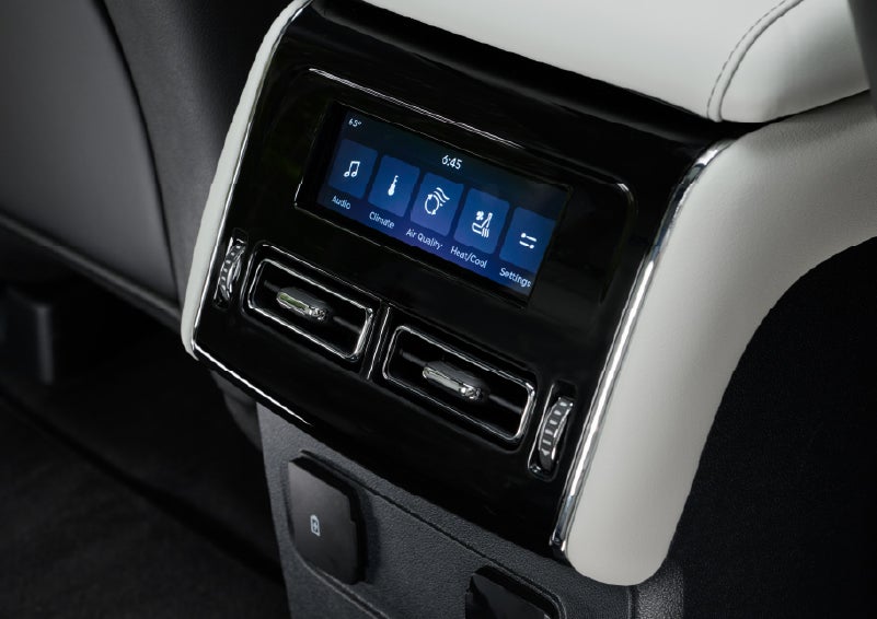 The second row touch screen displays audio and temperature control settings. | Bondy's Lincoln in Dothan AL